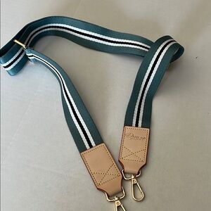 Green and White Strap